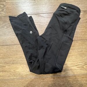 Lululemon Speed Up Crop Women's Leggings, Black, Size 2, 21" Inseam